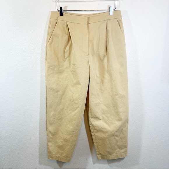 ANTHROPOLOGIE Exquise barrel chino trousers in cedar - Picture 2 of 9